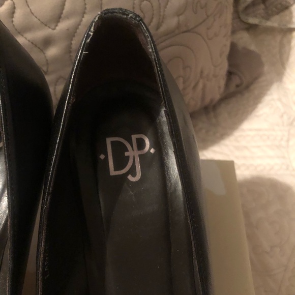 Donald j. pliner lanse black pumps heels size 8 - Picture 2 of 5